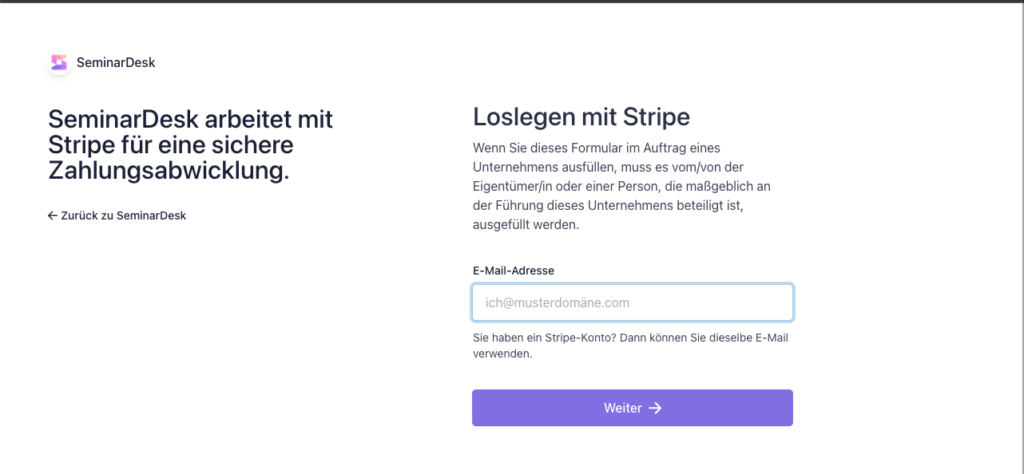 Stripe-Onboarding