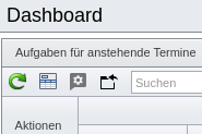 Symbol für den Anpassungsdialog der Listenansicht eines Dashboard-Panels