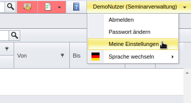 SeminarDesk Oberfläche anpassen