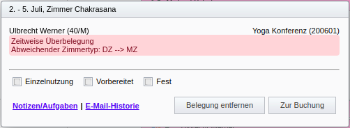 Tooltip im Zimmerkalender mit Link „E-Mail-Historie“